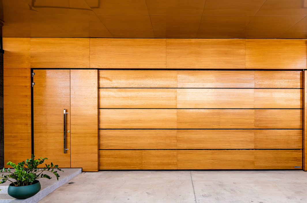 garage door section replacement.