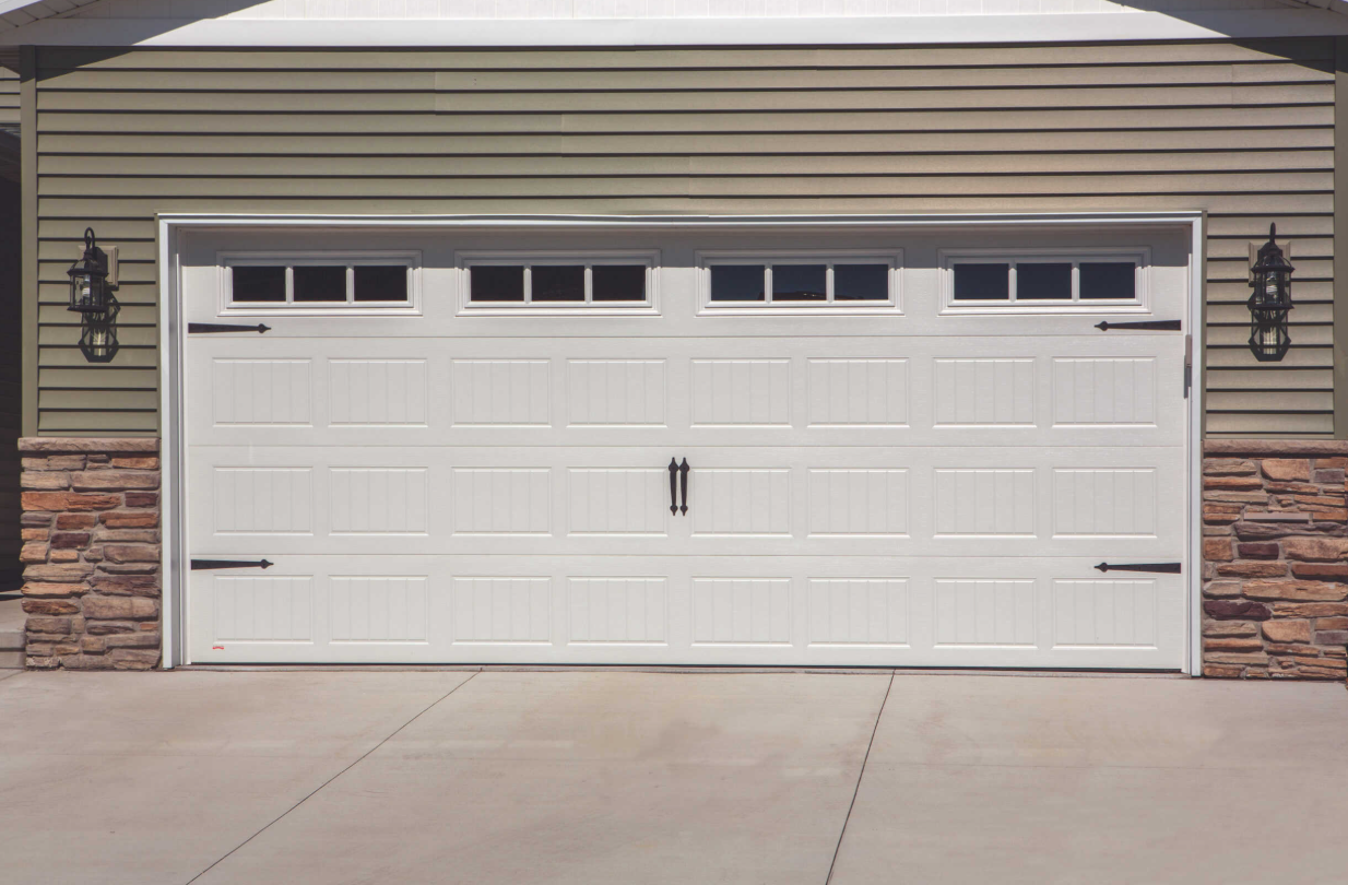 garage door panel repair.