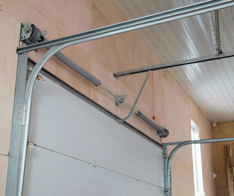 garage door track repair.